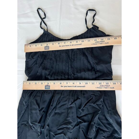 Old Navy dress women’s size medium tall Black adjustable Straps flowy Witchy - Picture 7 of 8